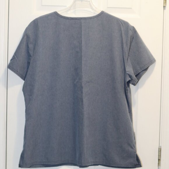 Scrubletics Womens Grey Scrubs Set Top 2XL Pants L - Picture 6 of 6